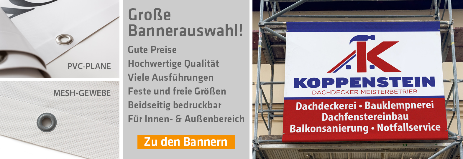 Banner bei flyertrier bestellen